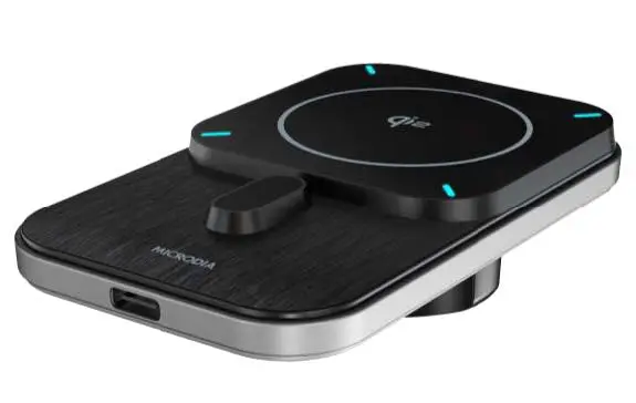 Cargador inalámbrico magnético para coche SNAPDrive™ TRON Qi2 de 15 W con iluminación RGB
