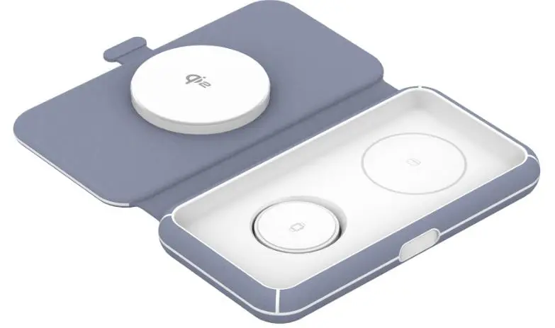 Estación de carga inalámbrica SNAPStation™ TRINITY Qi2 23W 3 en 1 MagSafe con módulo de carga para Apple Watch original certificado por Apple