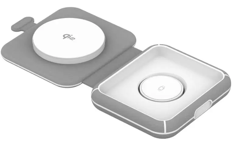 Estación de carga inalámbrica SNAPStation™ DUET Qi2 18W 2 en 1 MagSafe con módulo de carga para Apple Watch original certificado por Apple