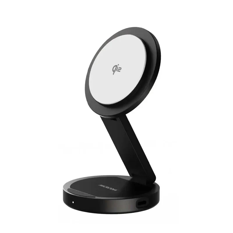 Estación de carga inalámbrica plegable magnética SNAPStation™ ASTRA Qi2 de 23 W 3 en 1 con cargador inalámbrico desmontable para Apple Watch y módulo de carga para Apple Watch certificado original de Apple