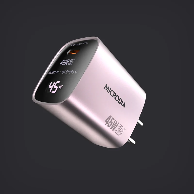 SMARTCube™ 45W con pantalla de alimentación USB-C PD3.1