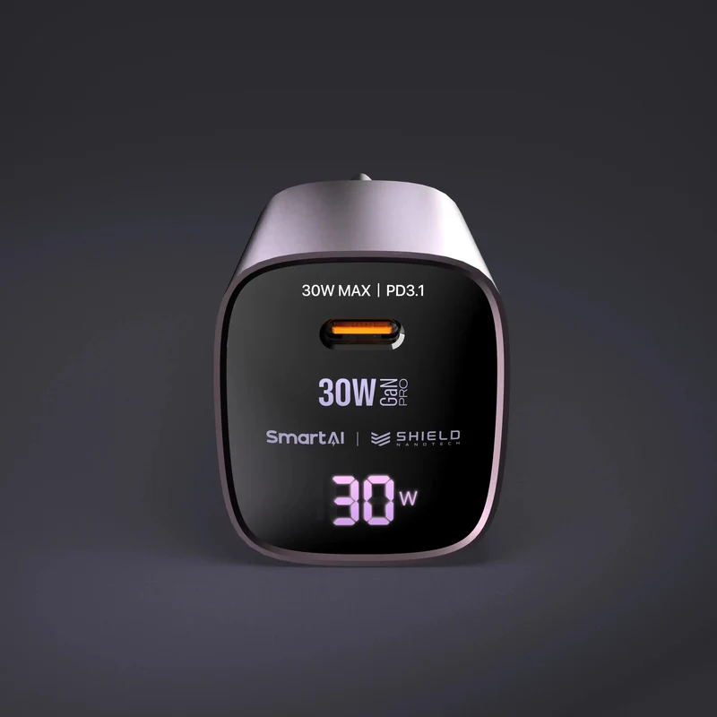 SMARTCube™ Vision 30W con pantalla de alimentación USB-C PD3.1