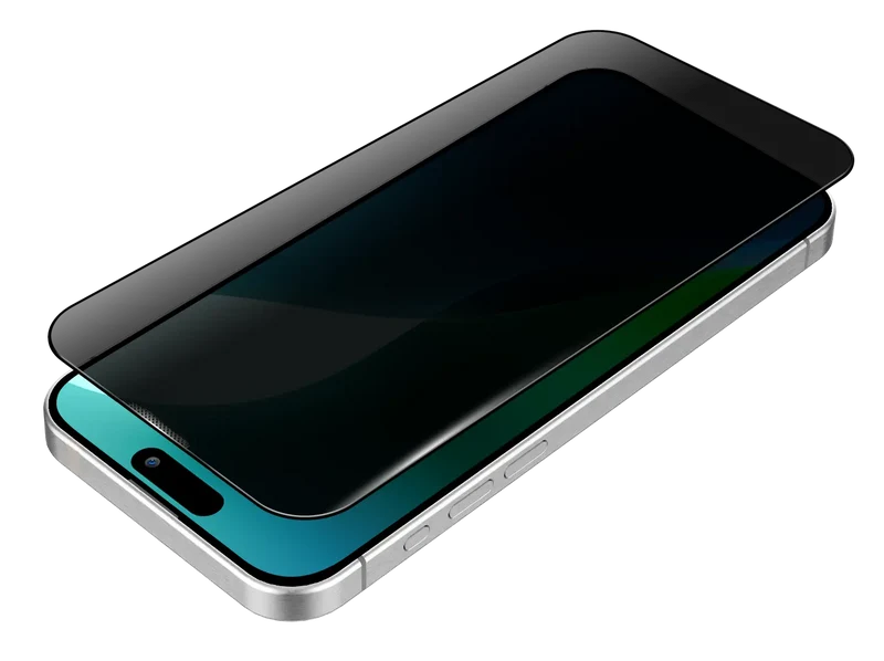 MICRODIA Protector de pantalla SCREENGuard™ PREMIUM PRIVACY para iPhone 16 (2 piezas)