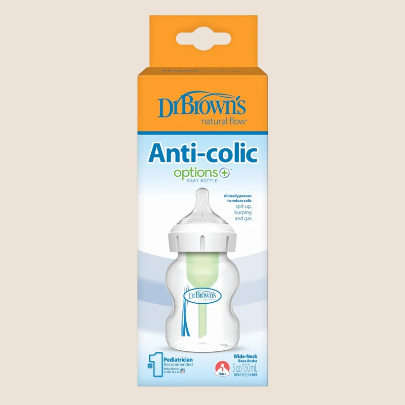 TETERO DR. BROWN’S OPTION+ - BOCA ANCHA - 150ML / 5oZ