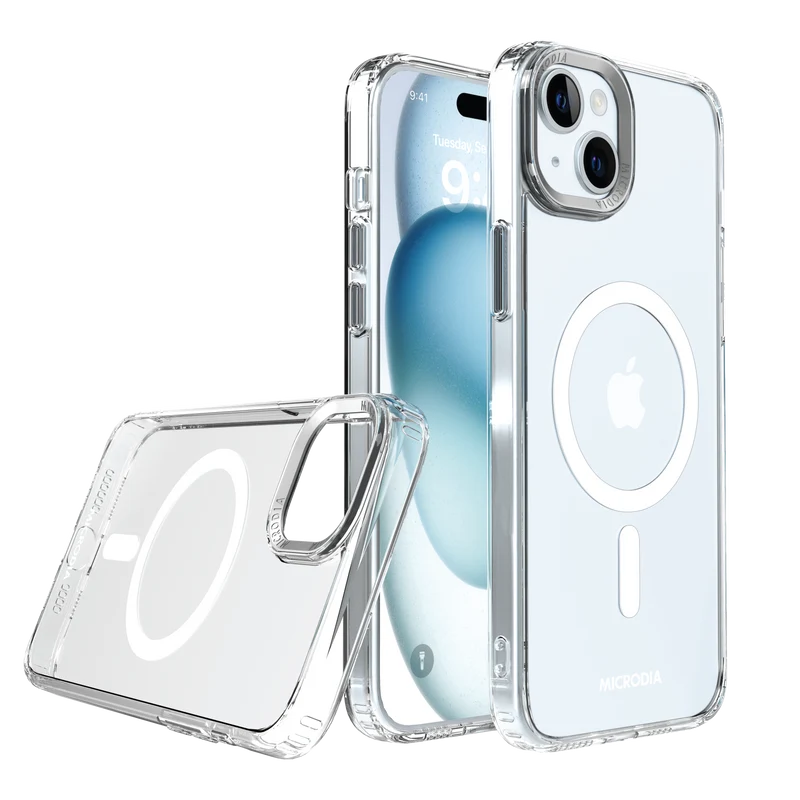 MICRODIA Funda protectora para iPhone CRYSTAL™ de alta transparencia