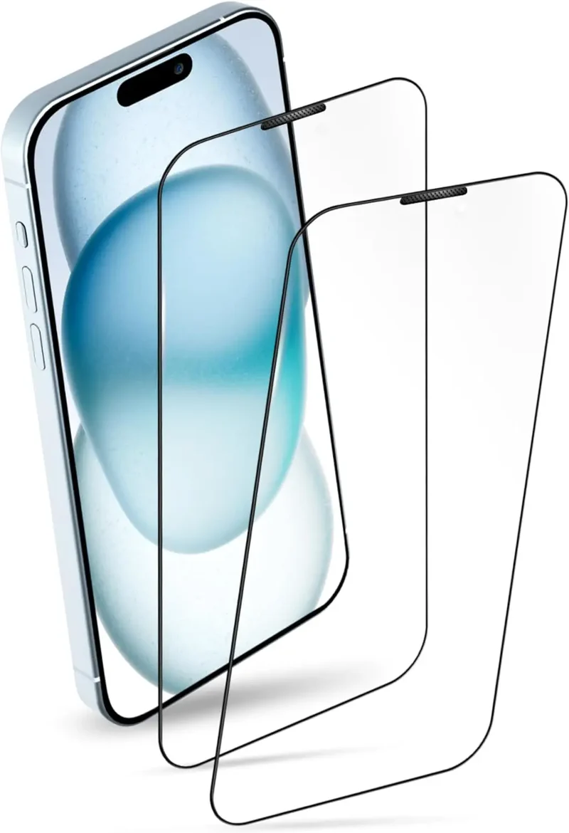 MICRODIA Protector de pantalla SCREENGuard™ para iPhone 15 (2 piezas)