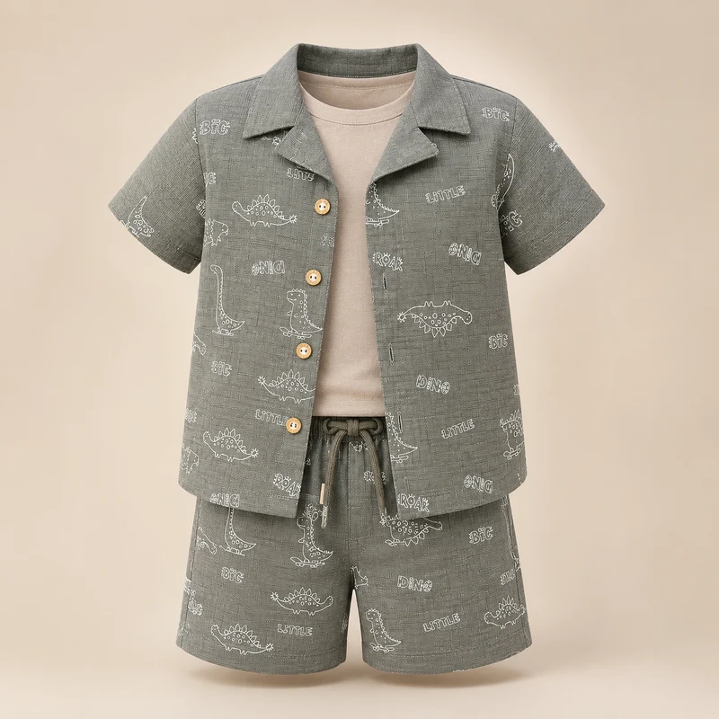 -⭕️ CONJUNTO 3 PIEZAS- JOY BABY GRIS