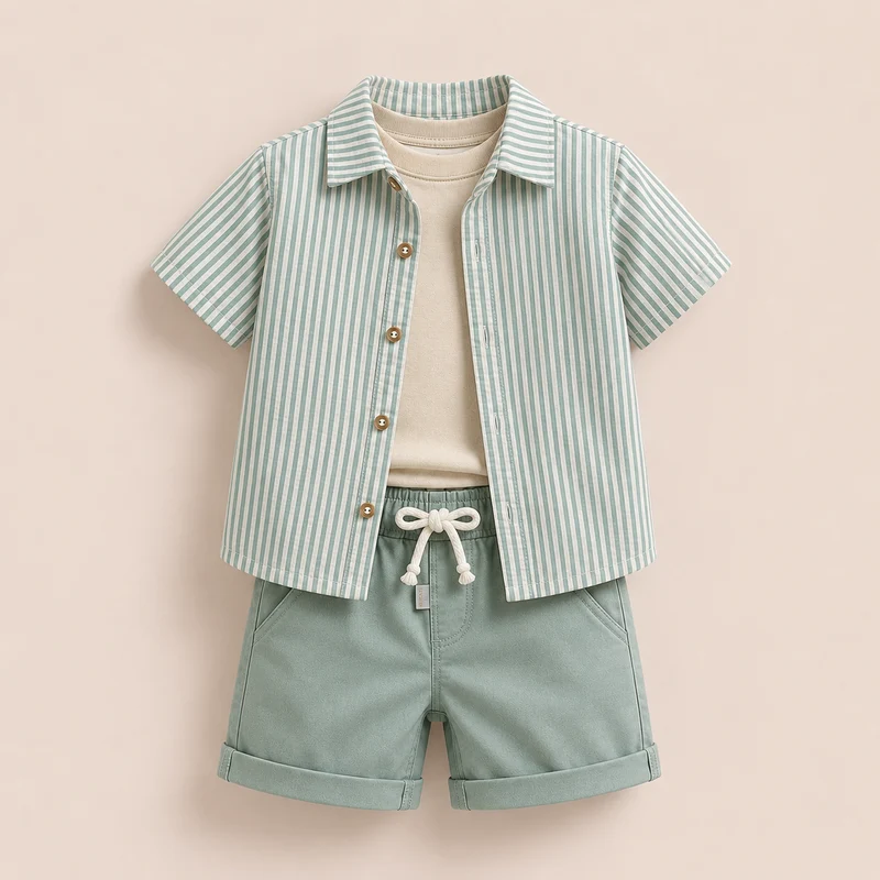 -⭕️ CONJUNTO 3 PIEZAS- JOY BABY - VERDE