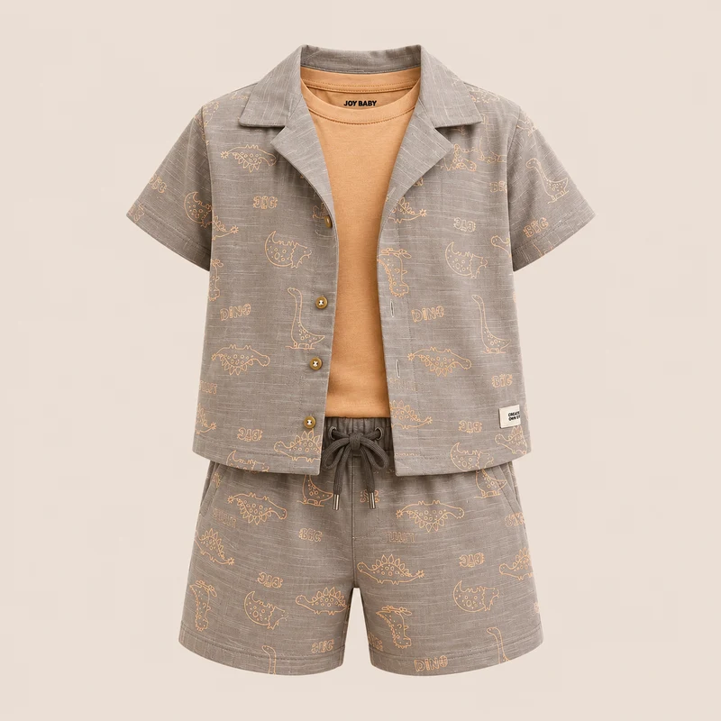 -⭕️ CONJUNTO 3 PIEZAS- JOY BABY BEIGE