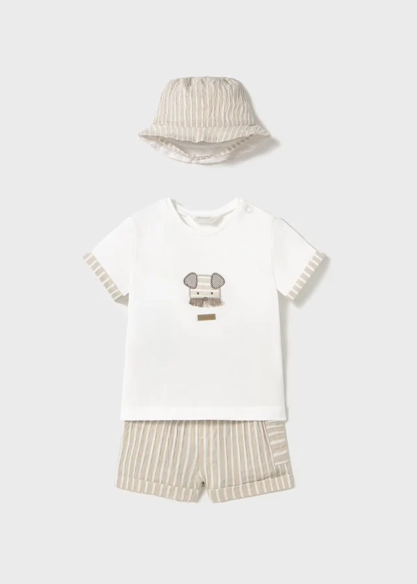 - CONJUNTO CON GORRO RECIÉN NACIDO MAYORAL