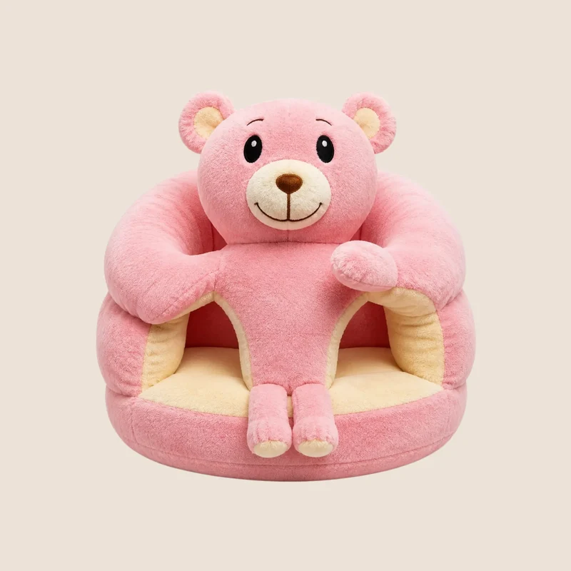 SILLA DE APOYO- DISEÑO OSITO ROSA
