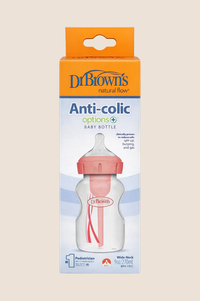 TETERO DR. BROWN’S OPTION+ - BOCA ANCHA - 270ML / 9oZ