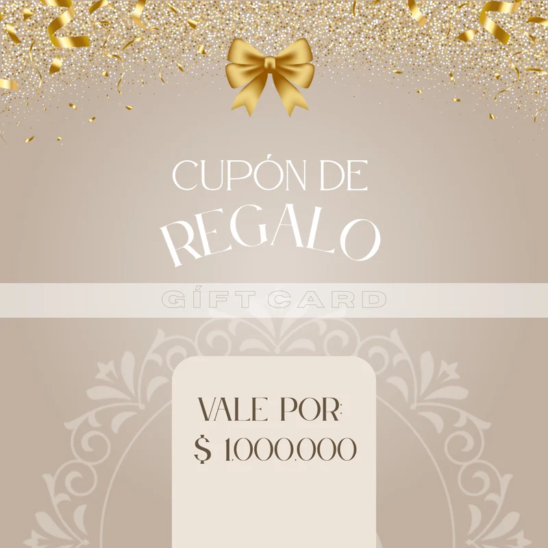 CUPÓN DE REGALO POR $1.000.000