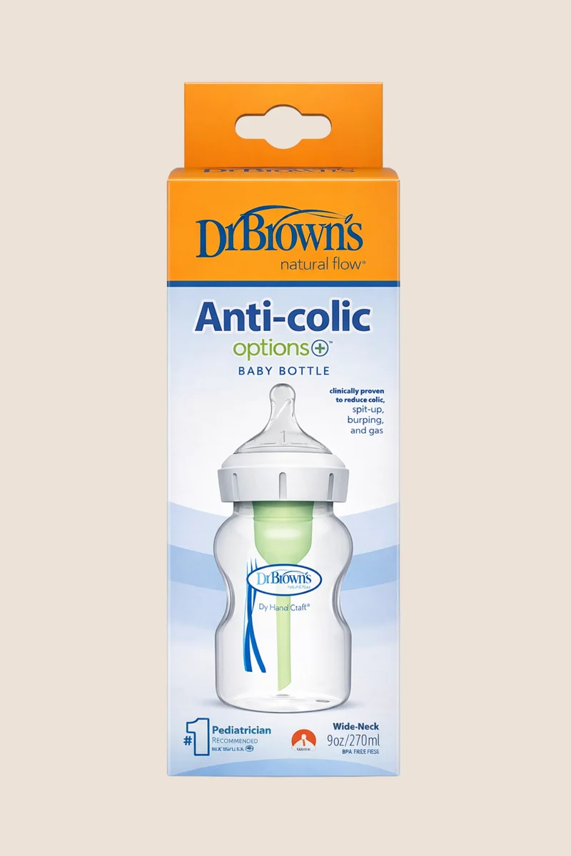 TETERO DR. BROWN’S OPTION+ - BOCA ANCHA - 270ML / 9oZ