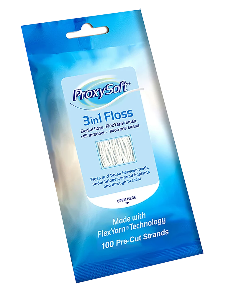 OraDent 3 in 1 Floss — חוט דנטלי 3 ב־1