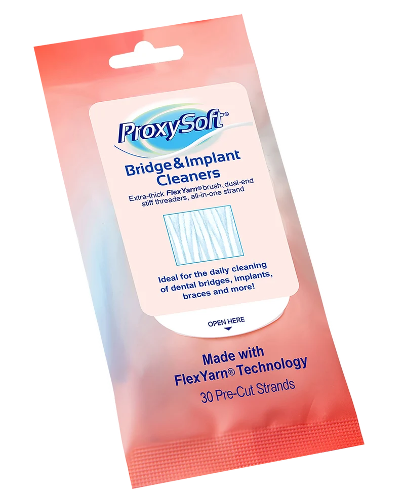 OraDent Bridge & Implant Cleaners — חוט ניקוי לגשרים ושתלים