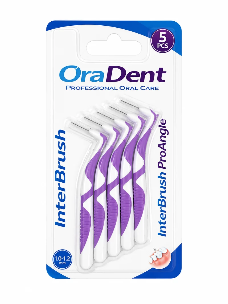 OraDent InterBrush ProAngle — מברשות בין־שיניים זוויתיות