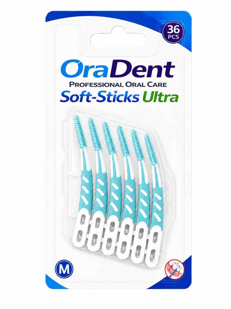 OraDent Soft-Sticks Ultra M — קיסמים בין־שיניים רכים
