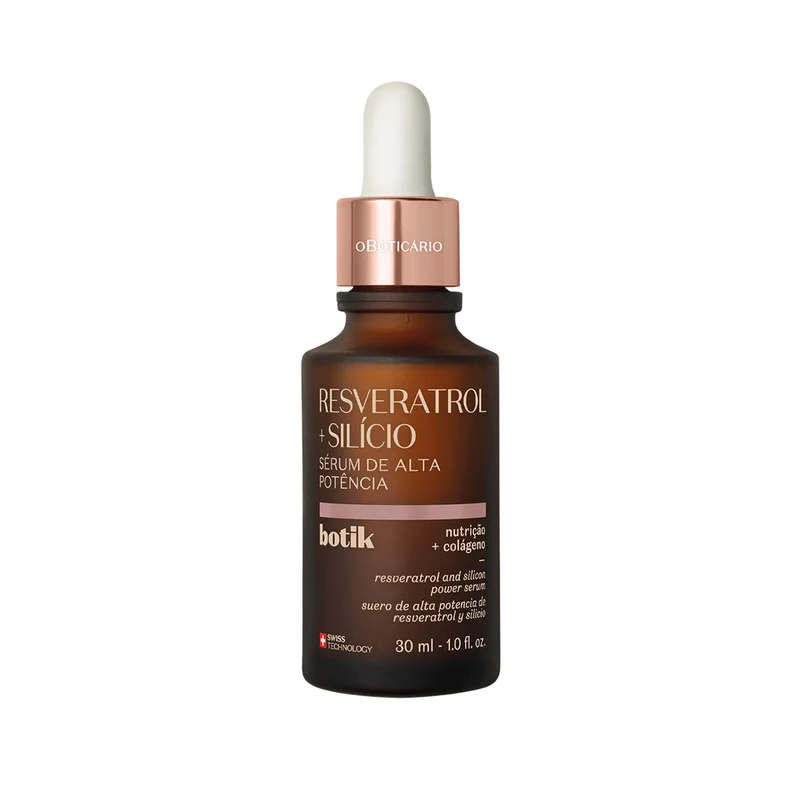 Suero de alta potencia de resveratrol y silicio 30ml Botik