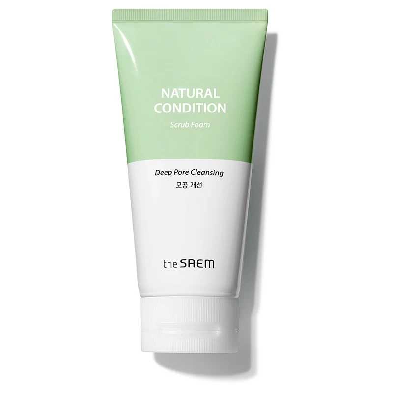 Exfoliante Piel Grasa - Natural Condition Sebum Scrub Foam 150ml - The Saem
