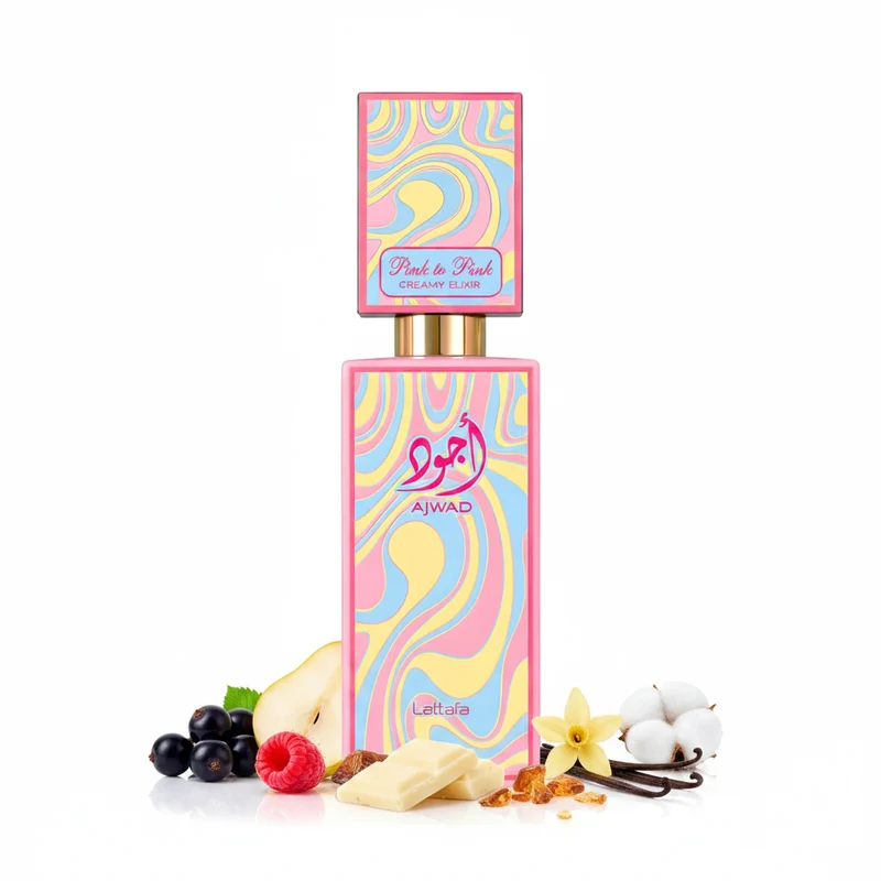 Pink to Pink Creamy Elixir Ajwad Edp 60ml - Lattafa