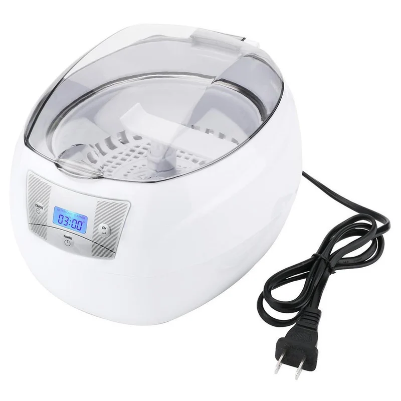 Limpiador Ultrasónico con Temporizador de Joyas 750 ml
