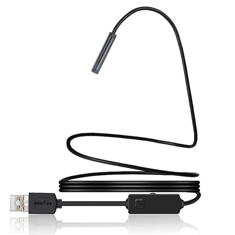 Endoscopio Cámara Cable rígido para Android PC Micro USB