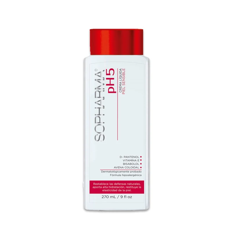 Crema Dermatológica Sopharma PH5 con D-Pantenol para Piel Sensible Anteii