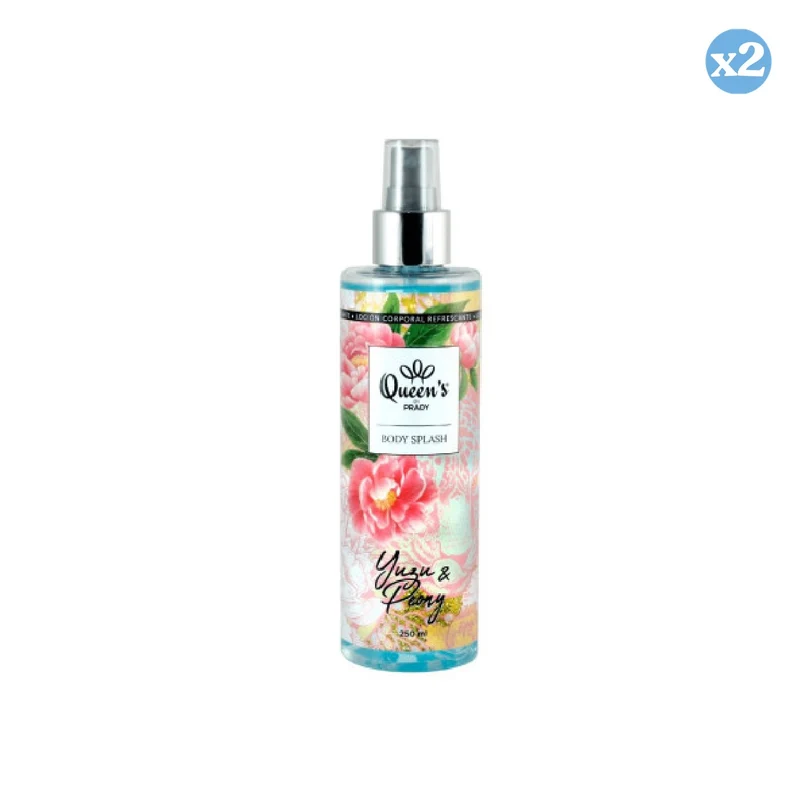 Pack 2x - BODY SPLASH YUZU & PEONY PRADY 250ML - Prady