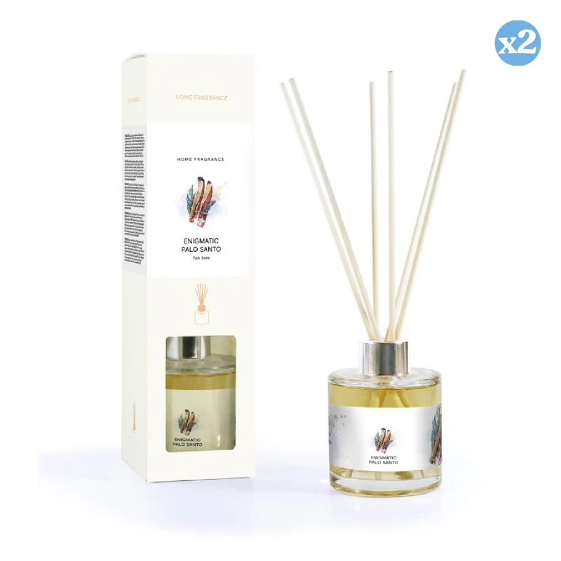 Pack 2x - MIKADO AMBIENTADOR PREMIUM ENIGMATIC PALO SANTO 130ML - Prady