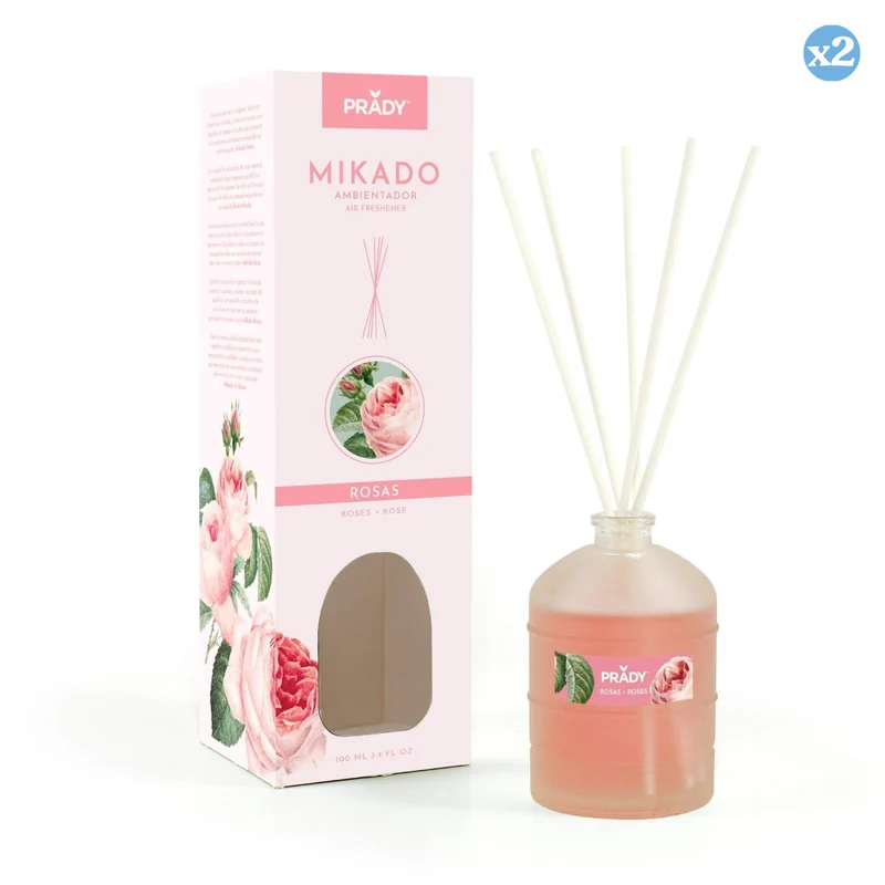 Pack 2x - MIKADO ROSAS 100 ML - Prady