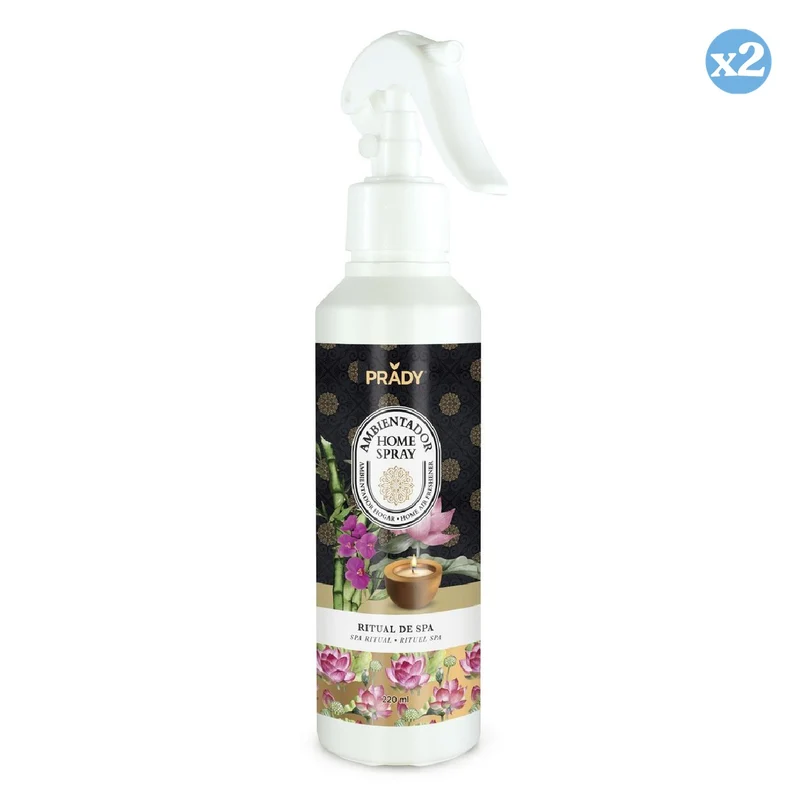 Pack 2x - AMBIENTADOR HOME SPRAY RITUAL DE SPA 220ML - Prady