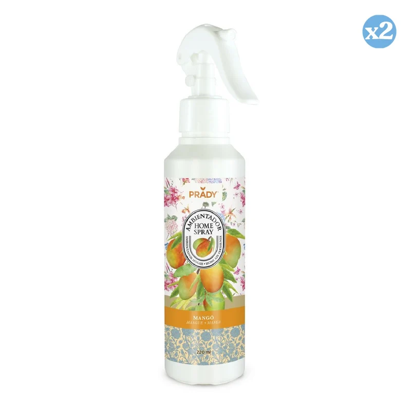 Pack 2x - AMBIENTADOR HOME SPRAY MANGO 220ML - Prady