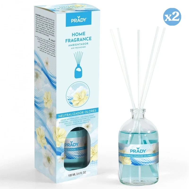 Pack 2x - MIKADO AMBIENTADOR NEUTRALIZADOR DE OLORES 100ML - Prady