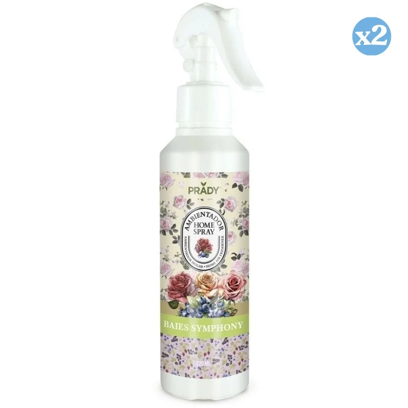 Pack 2x - AMBIENTADOR HOME SPRAY BAIES SINPHONY 220 ML - Prady