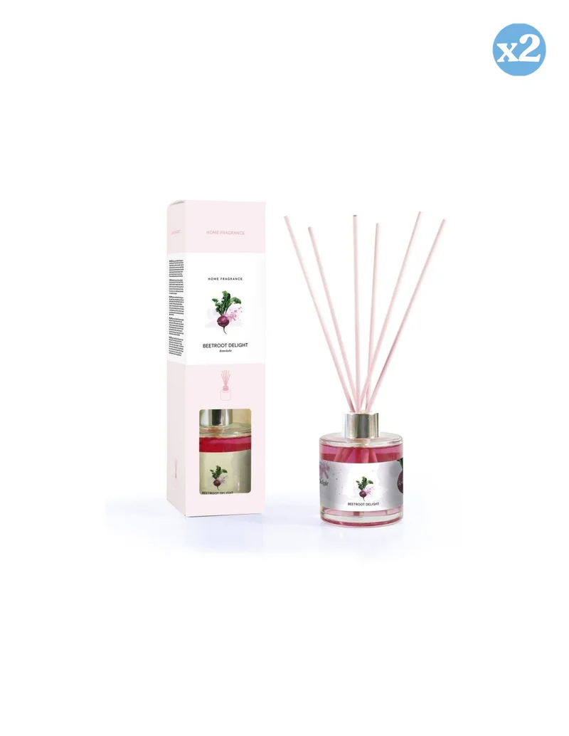Pack 2x - Ambientador Mikado Premium Betroot Delight - 130ml - Prady - Prady