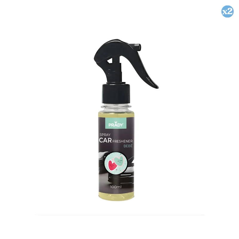 Ambientador de Coche en Spray – 100 ml – Prady | 7 Aromas Frescos y Duraderos - Prady