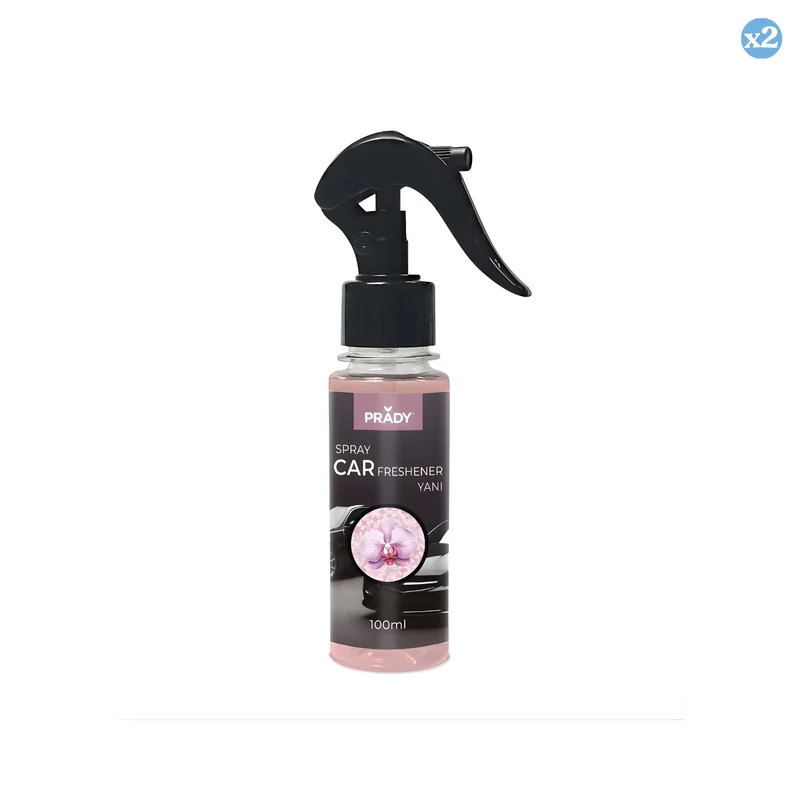 Ambientador de Coche en Spray – 100 ml – Prady | 7 Aromas Frescos y Duraderos - Prady