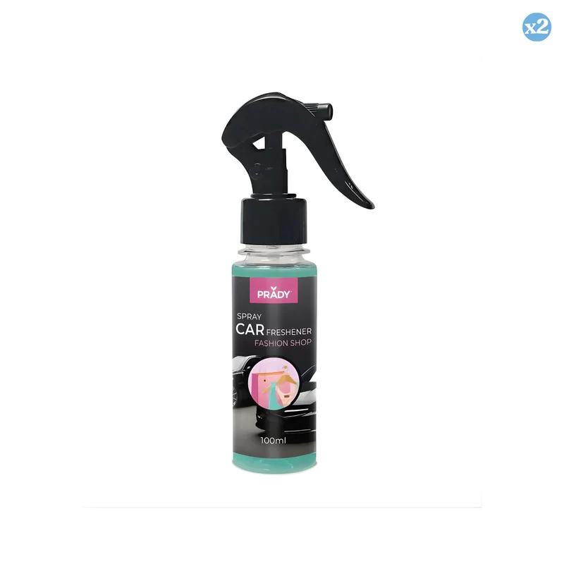 Ambientador de Coche en Spray – 100 ml – Prady | 7 Aromas Frescos y Duraderos - Prady