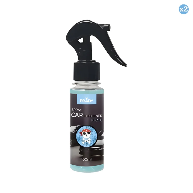 Ambientador de Coche en Spray – 100 ml – Prady | 7 Aromas Frescos y Duraderos - Prady