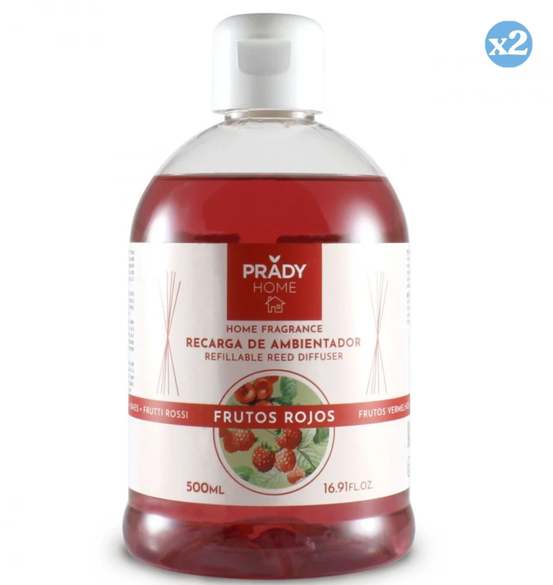 Recambio Mikado 500 ml | Ambientador en Formato Ahorro para Difusores con Varillas - Prady
