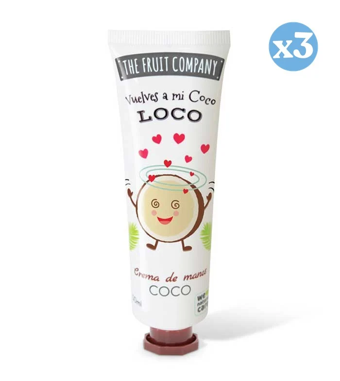 Pack 3x - CREMA DE MANOS COCO TFC - The Fruit Company