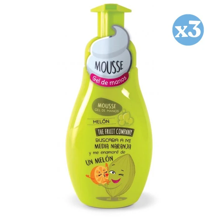 Pack 3x - Espuma Gel Manos Melón - The Fruit Company - The Fruit Company