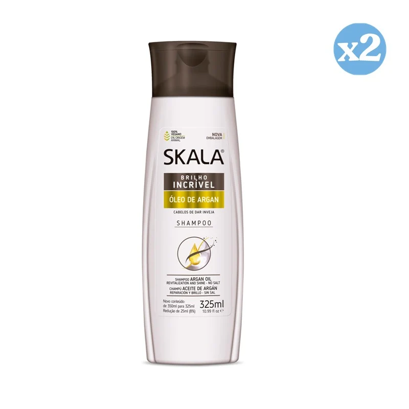 Pack 2x - Champu Oleo Argan 325Ml - Skala