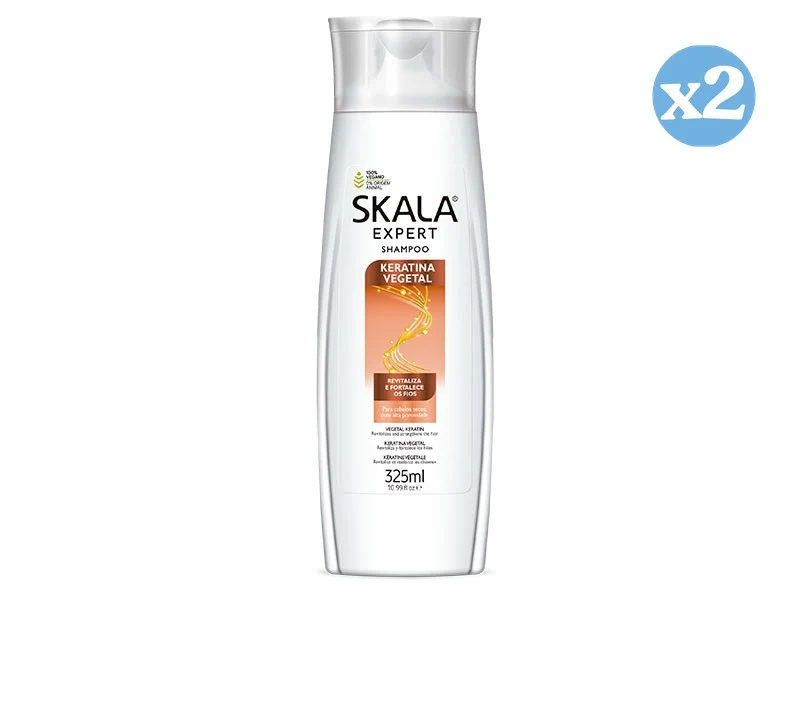 Pack 2x - Champu Bomba Vitaminas Keratina 325Ml - Skala
