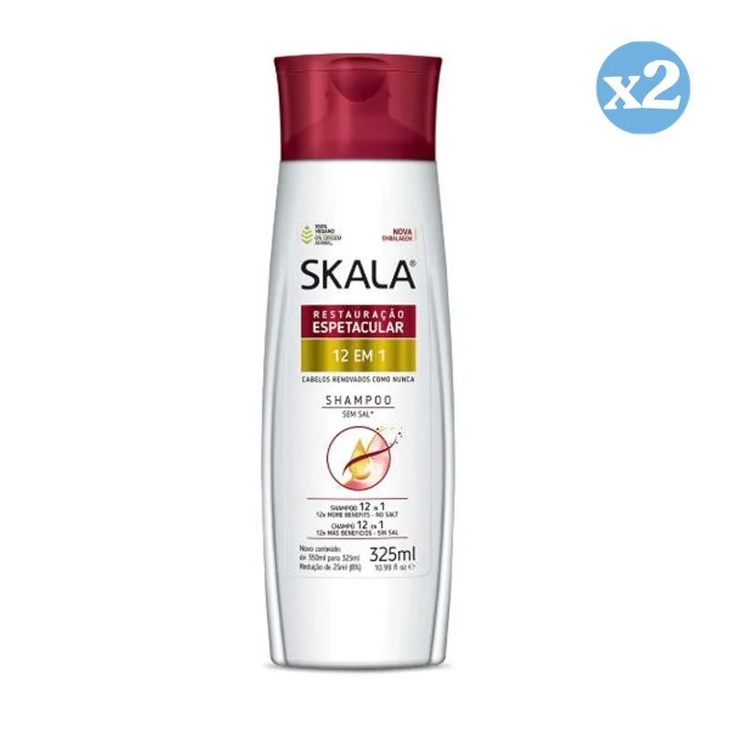 Pack 2x - Champu 12 Em 1 325Ml - Skala