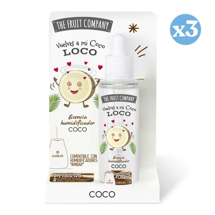 Pack 3x - Esencia Fusion Coco Humidificador: 50 ML - The Fruit Company