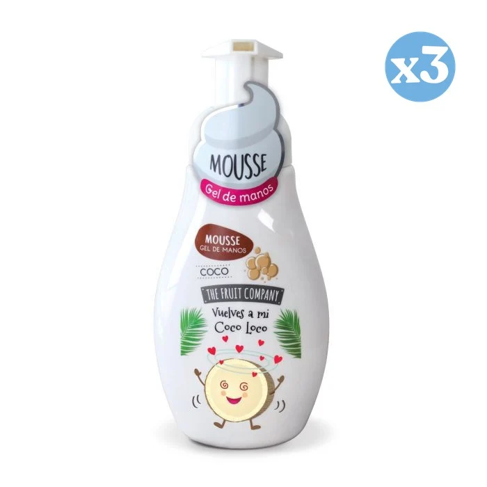 Pack 3x - Jabón de Manos - Gel Mousse Coco - 250 ml - The Fruit Company - The Fruit Company