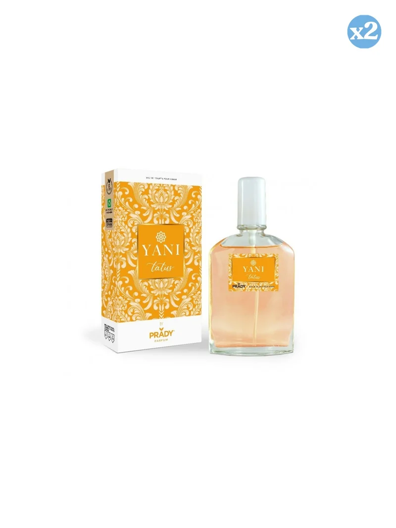 Pack 2x - Prady - Eau de Toilette Yani Tatus - 90ml - Prady