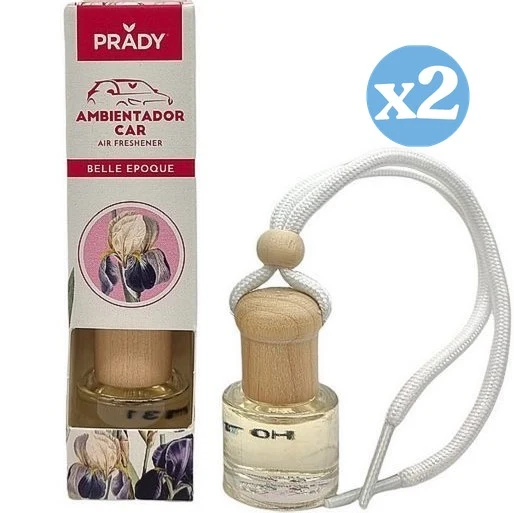 Pack 2x - AMBIENTADOR COCHE BELLE EPOQUE PRADY 6ML - Prady